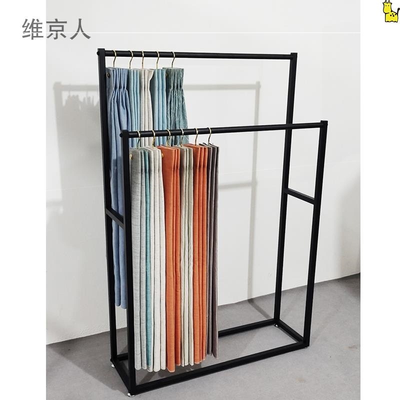 窗帘吊卡展示架面料挂样色卡家纺展会新款样品陈列架可-阿里巴巴