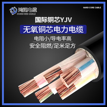 国标纯铜芯YJV2 3 4 5芯10 16 25 35平方室内外电线 电缆 电缆线