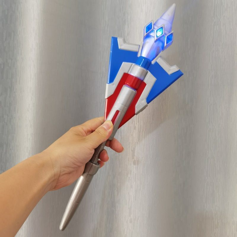 超大号赛罗长矛声光版可伸缩感应赛罗奥特曼变身器玩具变形益智批