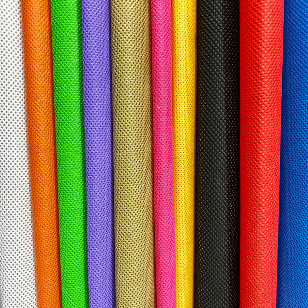 定制工厂 彩色聚丙烯pp纺粘无纺布材料 卫生用农用口罩用 无纺布