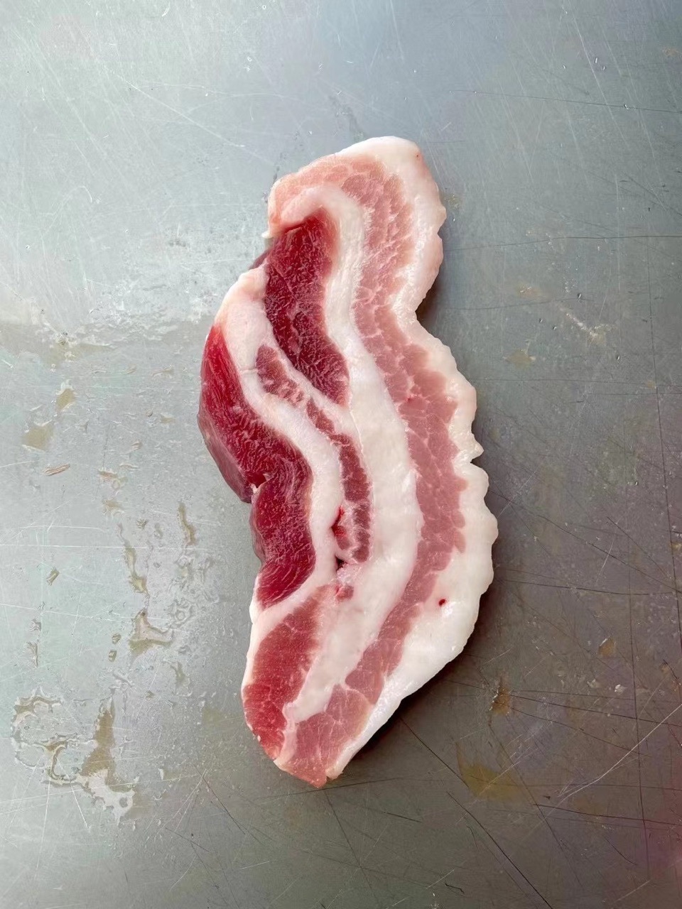 西班牙杜洛克三角五花肉ral1204伊比利亚黑猪五花肉烤黑猪烤肉