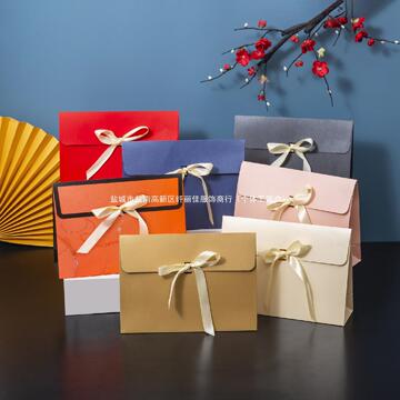 信封礼品盒真丝丝巾围巾礼品袋羊绒披肩收纳袋文胸内衣包装盒批发