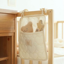 ins韩系婴儿床收纳挂袋推车袋尿布袋尿片收纳奶瓶宝宝玩具储存袋