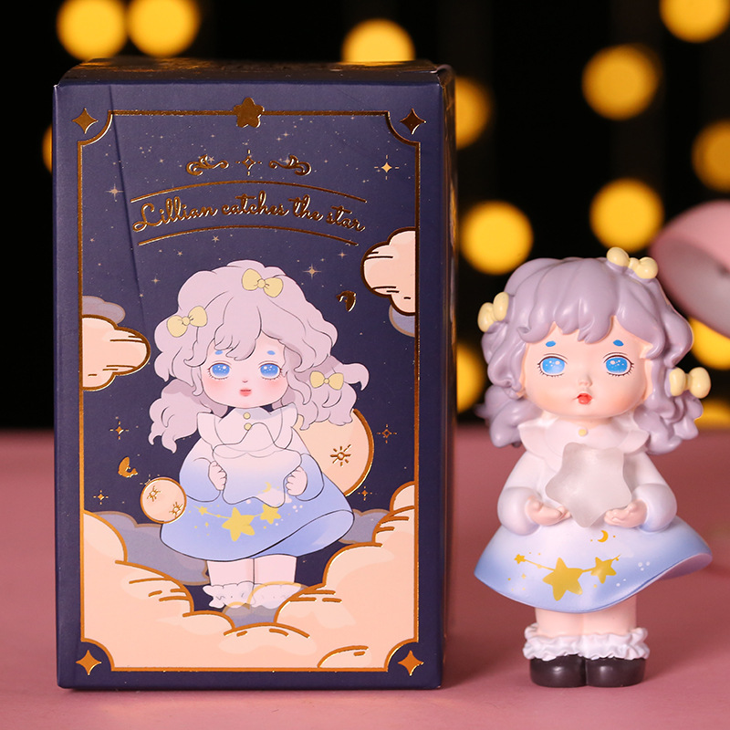 Lili'an Catch XINGX Blind Box Hand-Made Girl Heart Desktop Resin Decorations Doll Blind Box Girl Graduation Gift