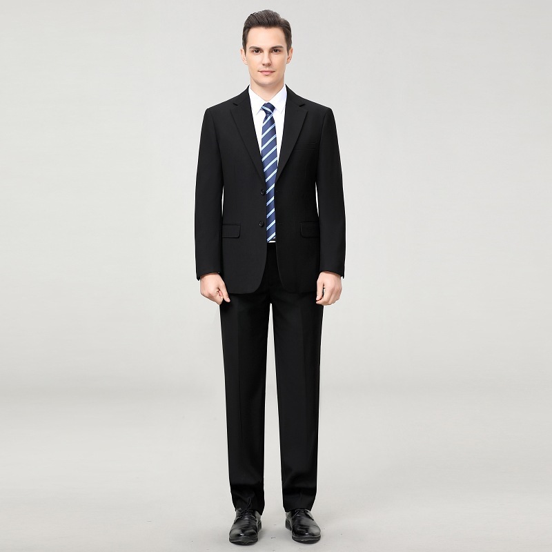 时尚男士羊毛西装商务套装正装职业装结婚西服新郎婚礼服整套男装