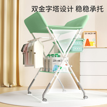艾咪艾咪婴儿护理台新生儿换尿布台多功能可折叠便携式移动婴儿床