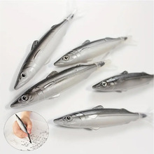 跨境新品 鱼笔 创意海洋系列圆珠笔 鱼类造型笔 礼品促销笔 黑色
