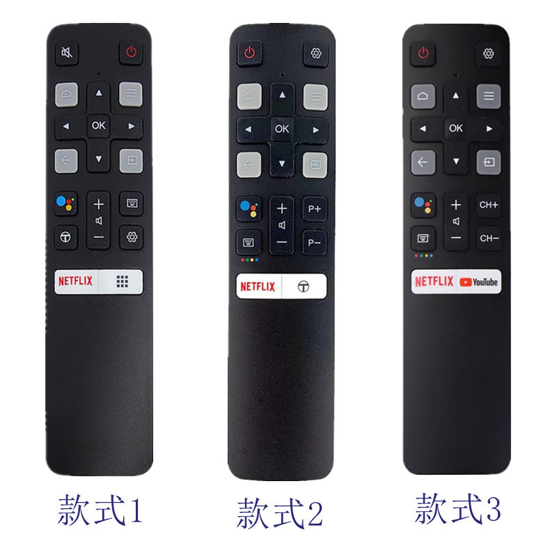 跨境适用tcl电视机遥控器rc802v fur7 fur6 fur4 fmr1 fnr1英文版