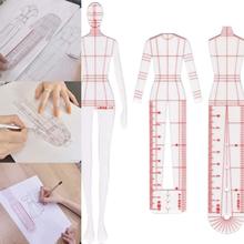 Fashion Drawing Template Ruler Set Women Sewing Humanoid跨境