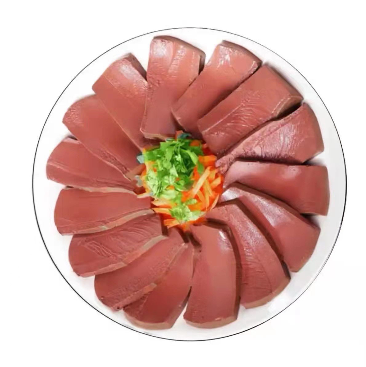 正大鸭血火锅饭店麻辣烫新鲜盒装粉丝毛血旺食材7盒*300g包邮