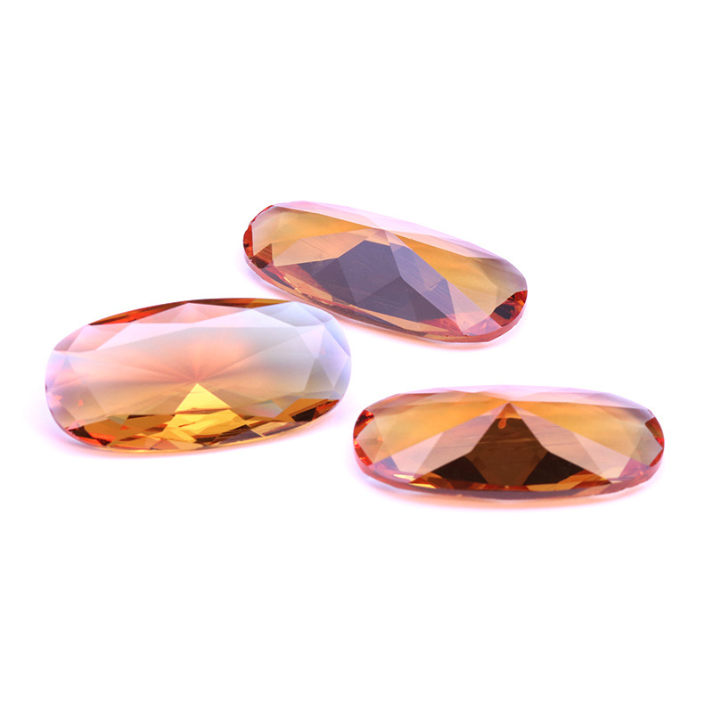 加长版蛋形水铝石 土耳其变色石裸石亚拉山大变石 变色宝石批发