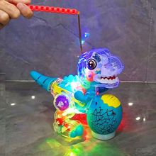 2024龙年儿童手提灯笼玩具变形挖掘机电动恐龙灯光音乐元宵节花笼