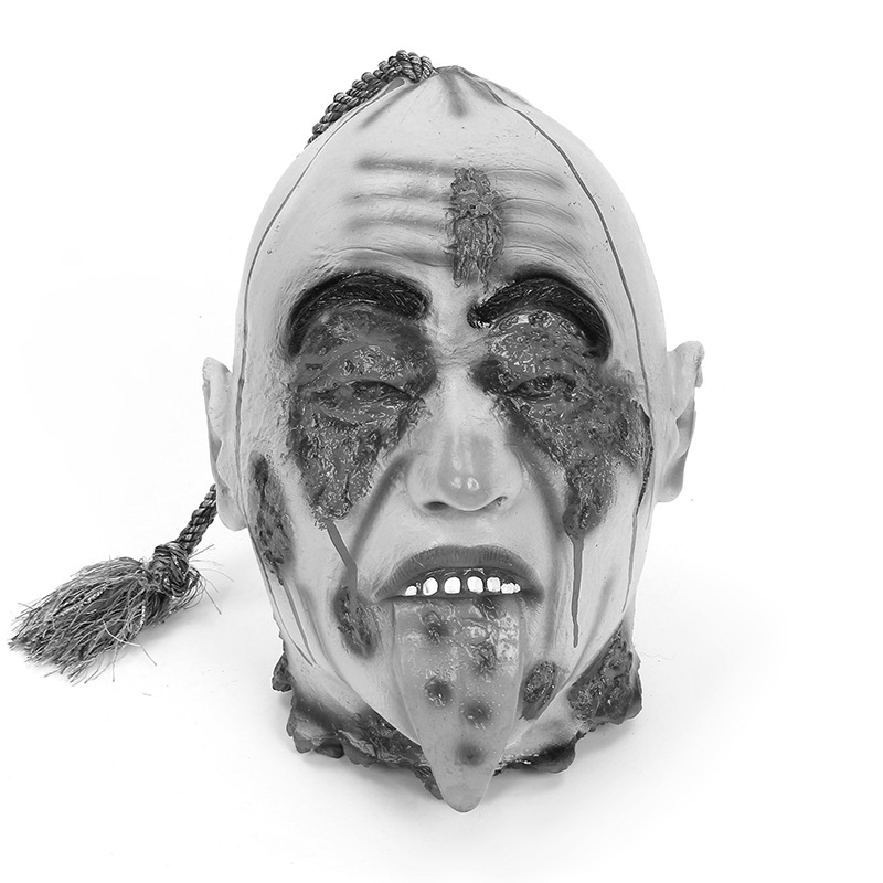 万圣节用品鬼节道具恐怖道具恐怖断头吊鬼头血淋淋人头特大断头