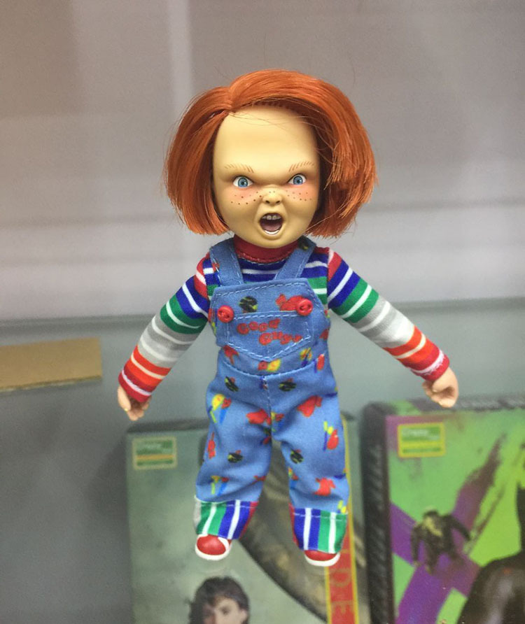 neca 鬼娃回魂 鬼娃恰奇 chucky 人偶模型 布衣植发可动手办