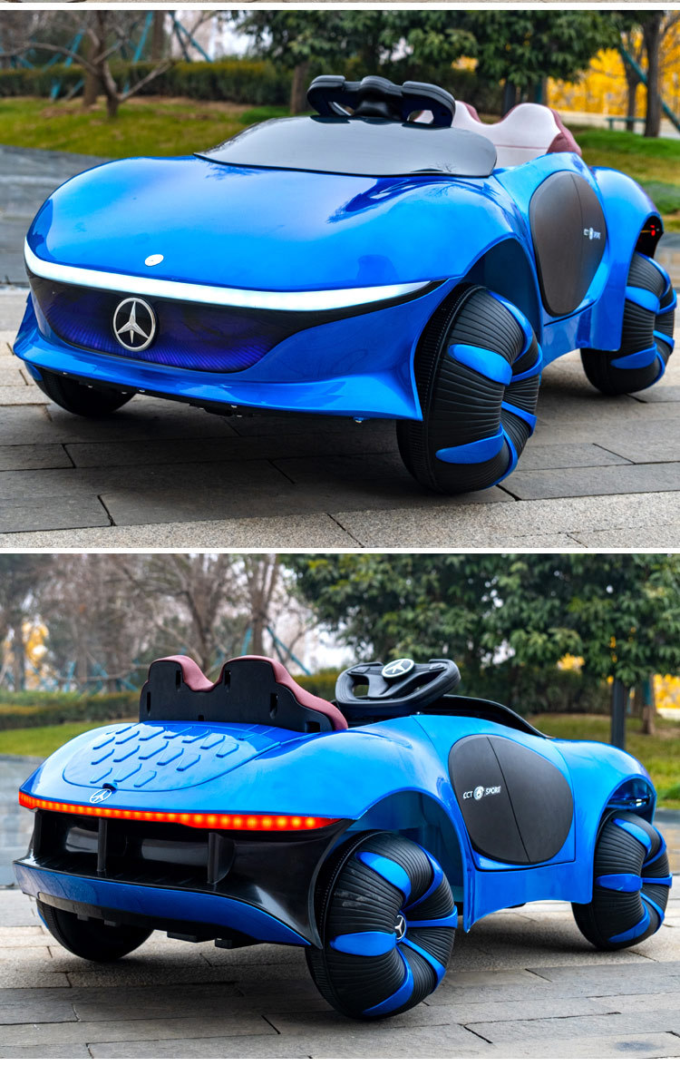 奔驰儿童电动车四轮带遥控宝宝汽车男女小孩玩具车可坐人充电童车