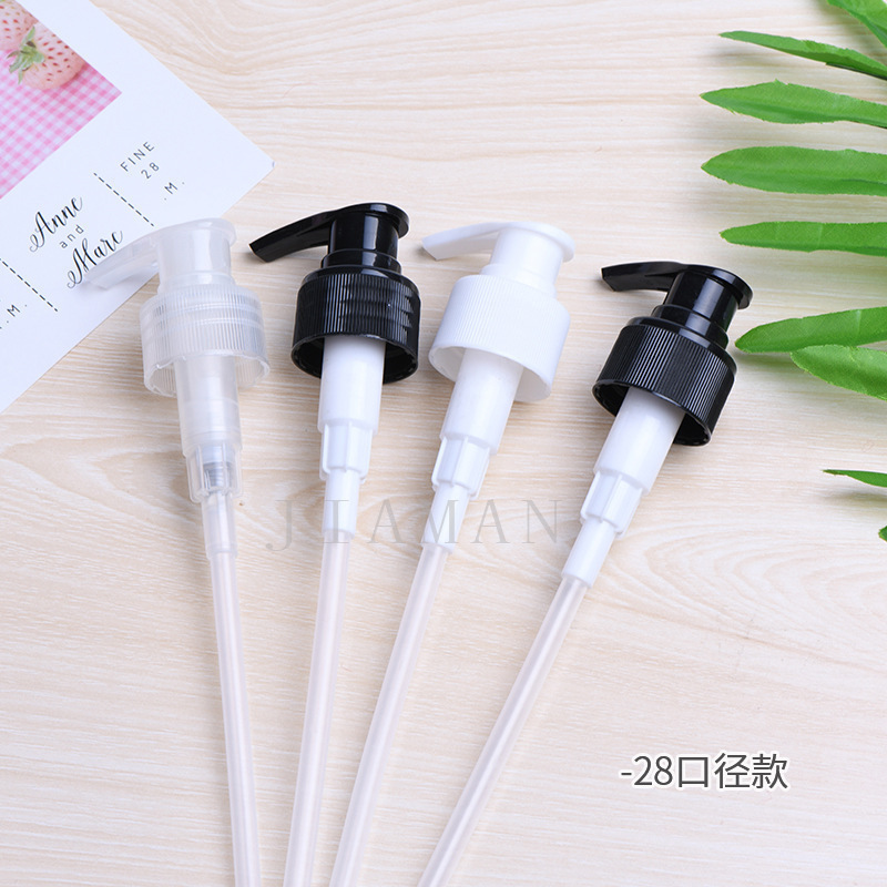 Factory Direct Supply 24 Teeth Black White Transparent Volute Pump Pressure Pump Lotion Bath Shampoo Press Pump Head