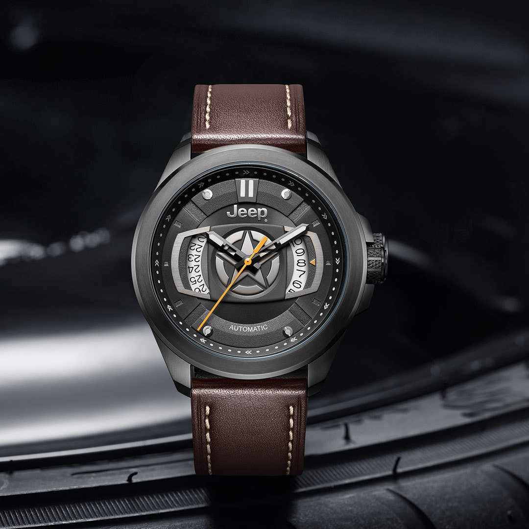 jeep 大切诺基系列全自动机械手表 44mm 夜光休闲