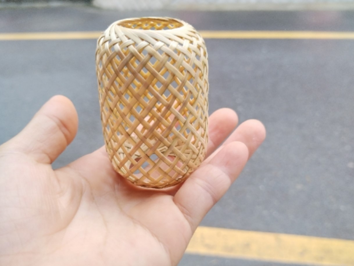 农家竹编迷你灯笼可做汽车挂件摆件古风精品小物件礼品纯手工制作