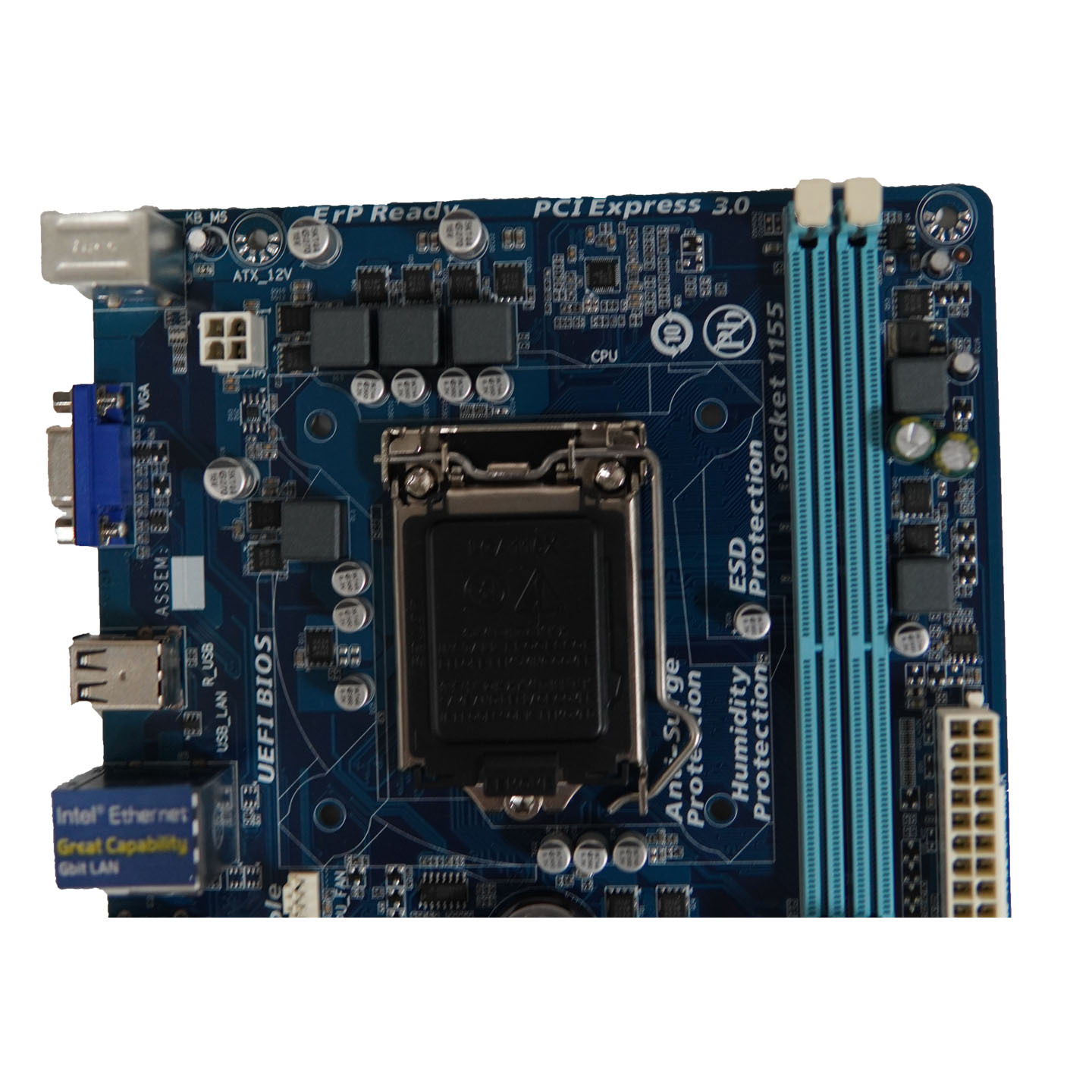 适用ga-h61m-s1主板lga 1155 台式机16gb micro atx主板