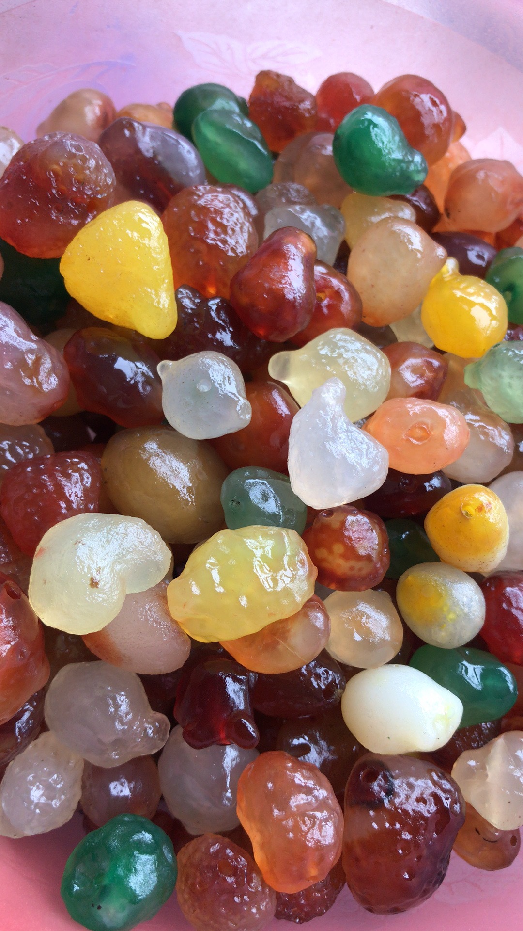 批发阿拉善戈壁原石玛瑙彩珠散珠【奇型】