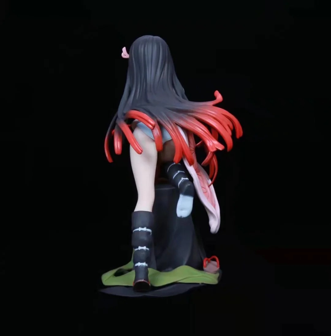 鬼灭之刃 灶门 祢豆子 箱子 绅士款 场景 雕像 模型 盒装手办