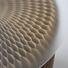 折学家圆形亚克力板 半透明磨砂板 展示台体验台展柜隔离垫子垫板