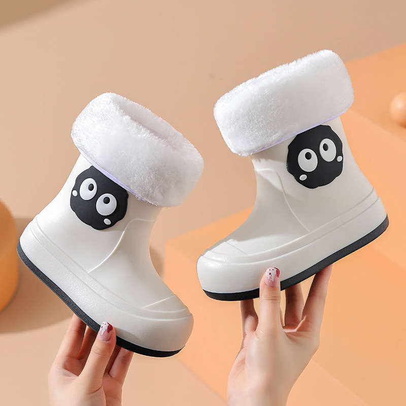 Parent-Child Cute Cartoon Children's Rain Boots Rain Boots Outer Wear Personality Waterproof Shoes Boys Girls Students Non-Slip Older Children