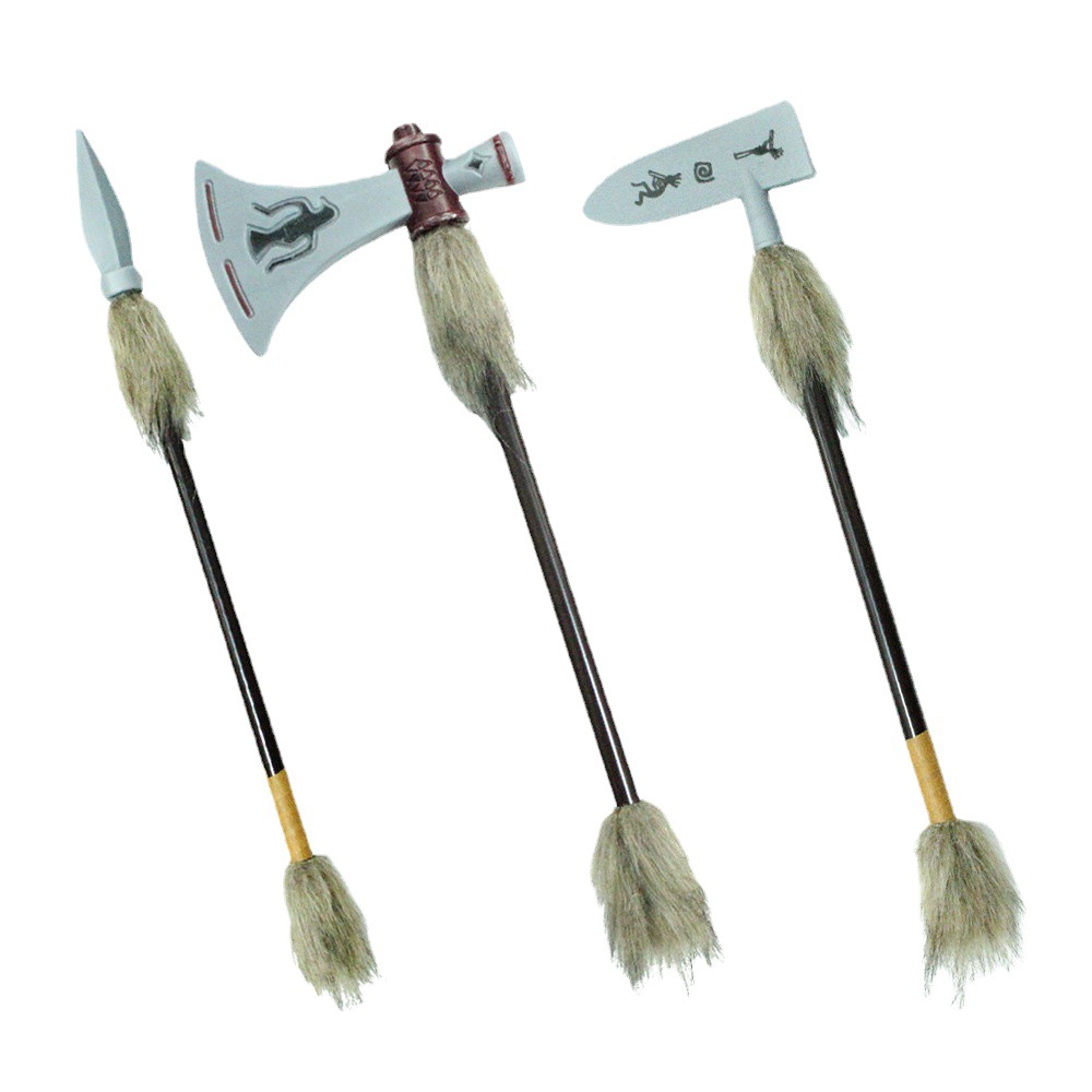 万圣节cosplay野人道具印第安战矛野人兵器舞台演出道具战斧武器