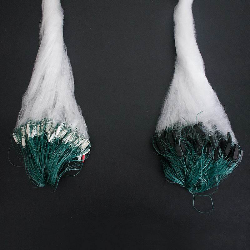 单层捕小鱼粘网小眼丝网挂子网餐条马口沉网浮网小白条鱼网渔网批