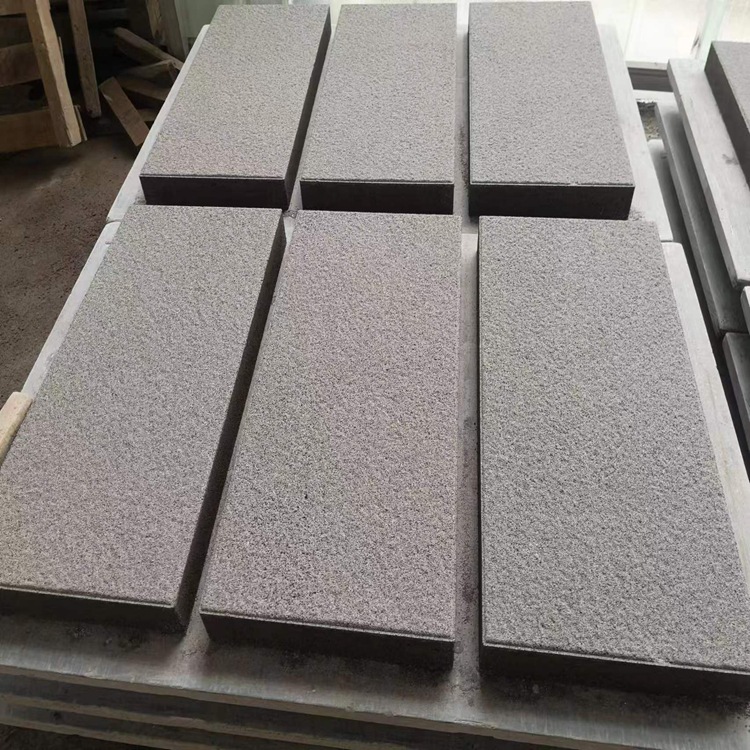生态透水砖厂家 仿石砖 芝麻灰 中国红 芝麻黑 人行道公园地铺砖