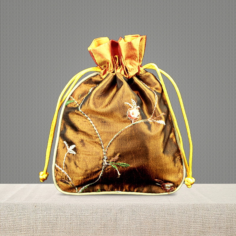 12*15古风高档绣花袋小荷包袋古代钱包复古刺绣小锦囊汉服香囊袋