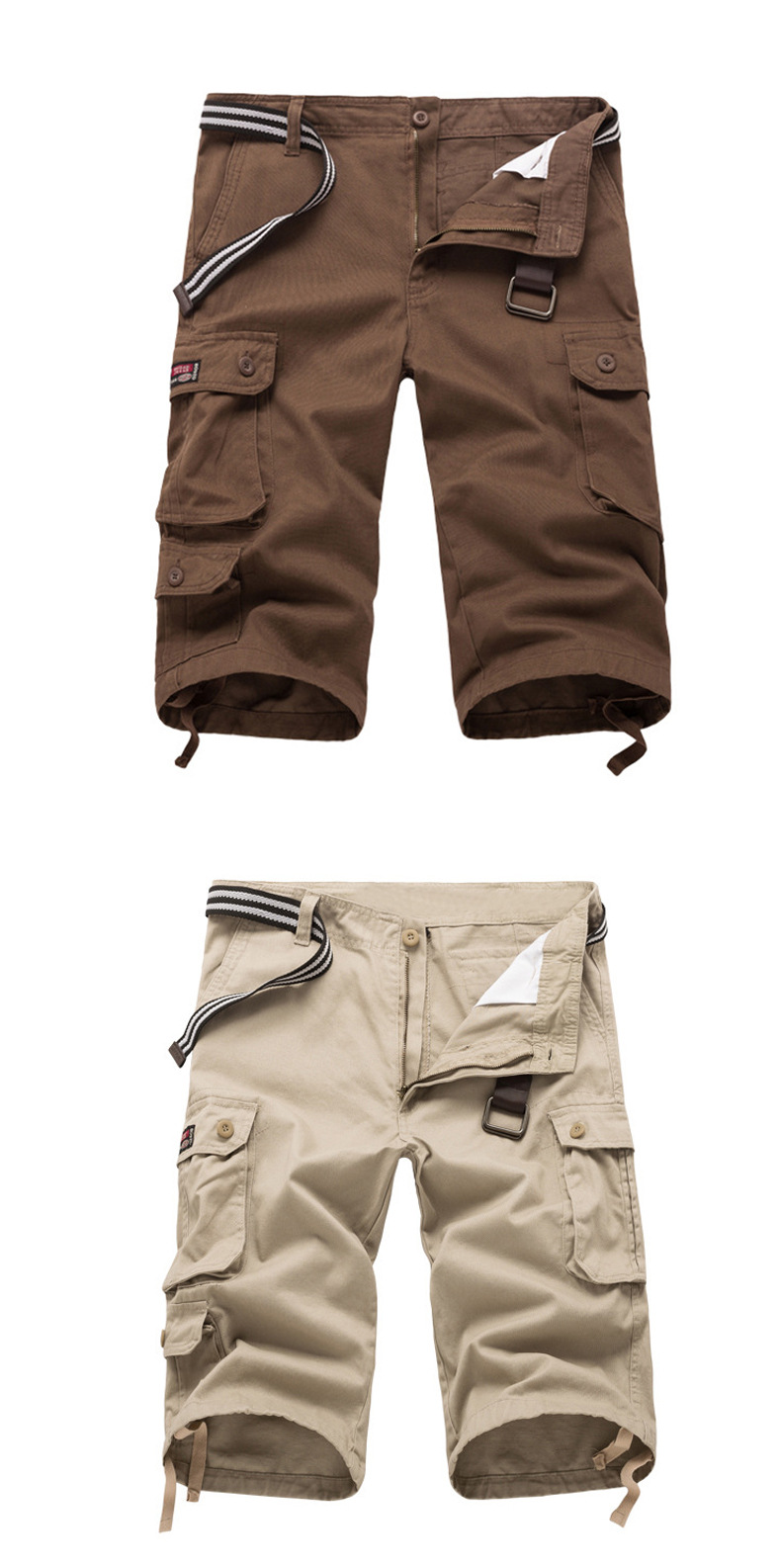 2017夏季新工装男士 短马裤 休闲裤男 沙滩裤七分裤厂家批发外