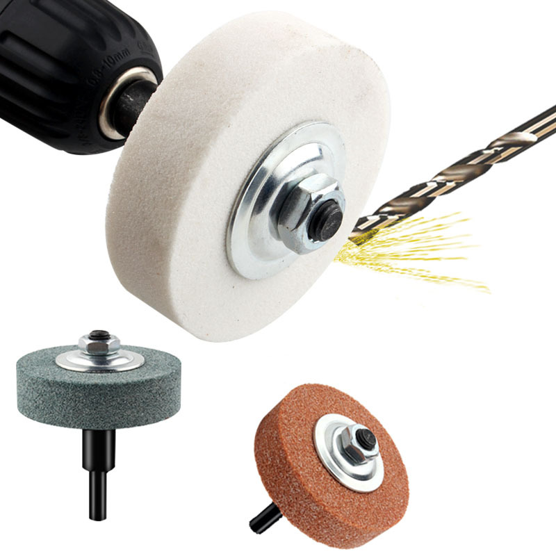 电钻手磨砂轮磨刀石打磨机改连接杆轴磨头电动沙轮抛光磨刀器玉石