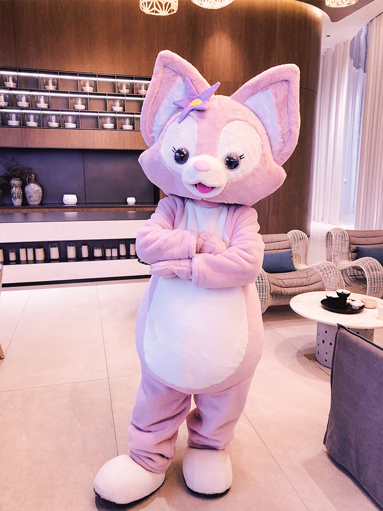 卡通人偶服玲娜贝儿达菲熊玩偶服星黛露表演服cos头套厂家批发