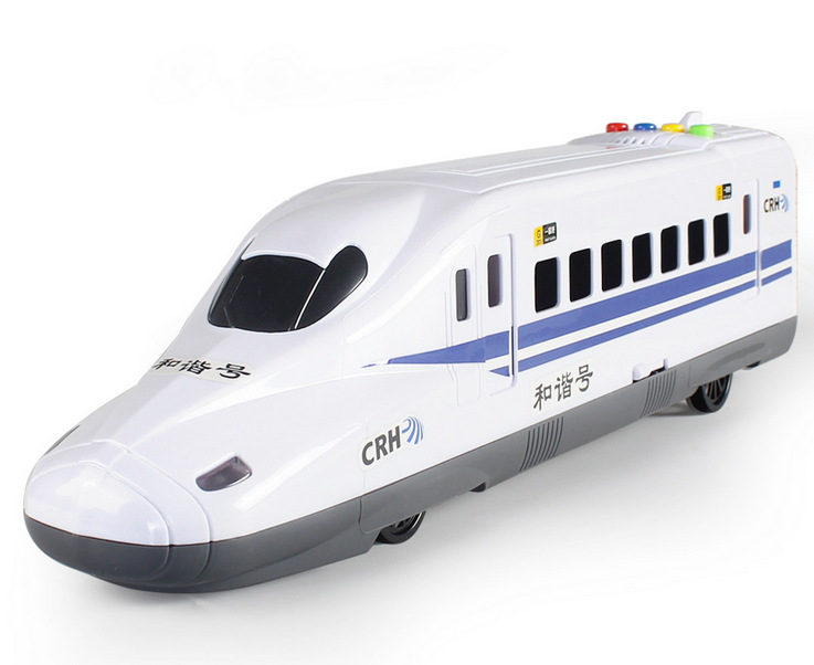 宝乐星和谐号高铁火车头仿真列车动车组惯性玩具车声光儿童模型