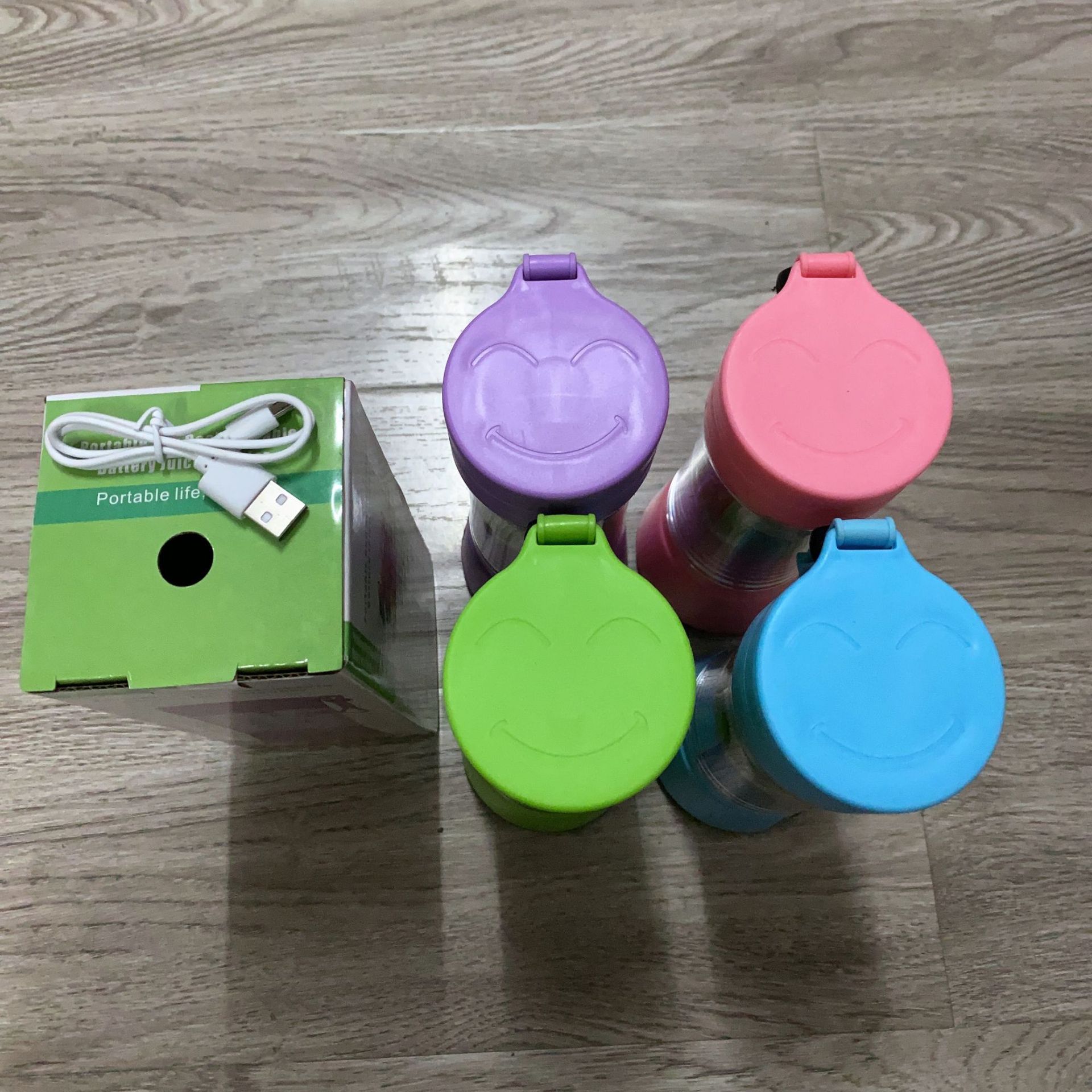 blender Household Juicer Cup Goddess Outdoor Portable Cup Portable Juice Cup Rechargeable Juicer Two-Leaf Four-Leaf Six-Leaf