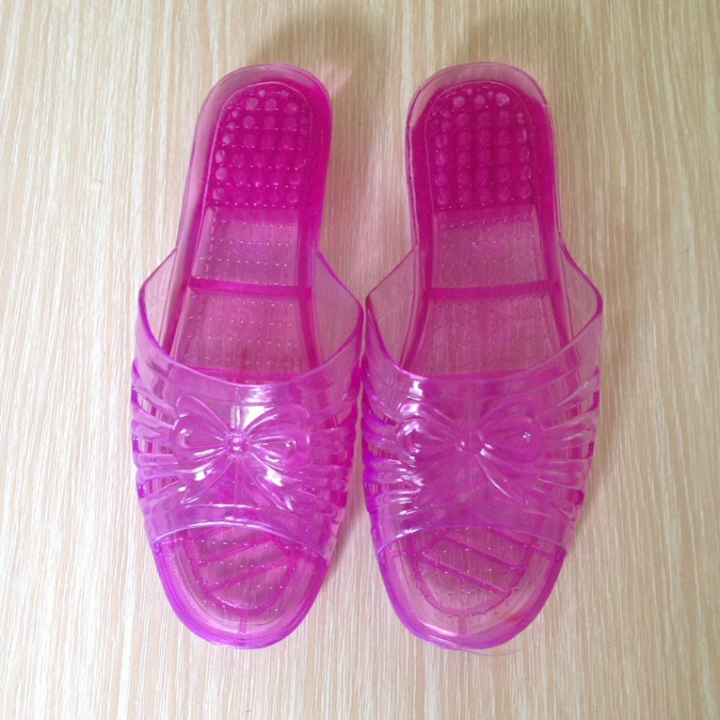 塑料拖鞋女士居家大妈鞋子水晶透明水晶妈妈凉拖鞋中年老奶奶跨境