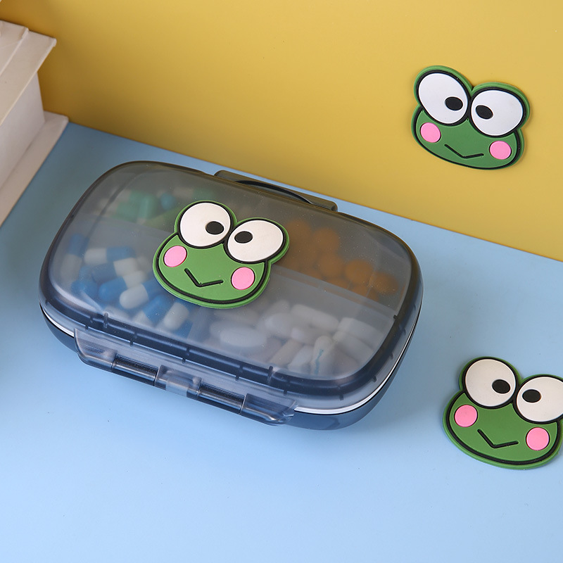 PVC Fridge Magnet Cartoon Frog Stereo Soft Stickers DIY Big Belly Drinking Cup Cartoon Stickers Phone Stickers Decoration Stickers