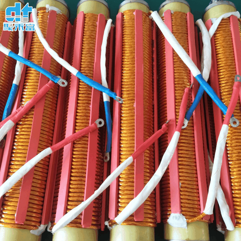 电磁采暖炉加热线圈厂家 电磁锅炉线圈 感应加热体 电磁锅炉水套