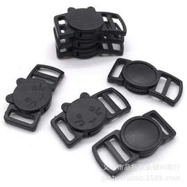 批发猫咪尼龙插扣 头盔背包安全扣卡扣 箱包配件牵引绳安全调节扣