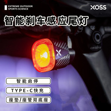 XOSS行者XR01公路车智能尾灯山地车充电警示夜骑灯自行车骑行装备