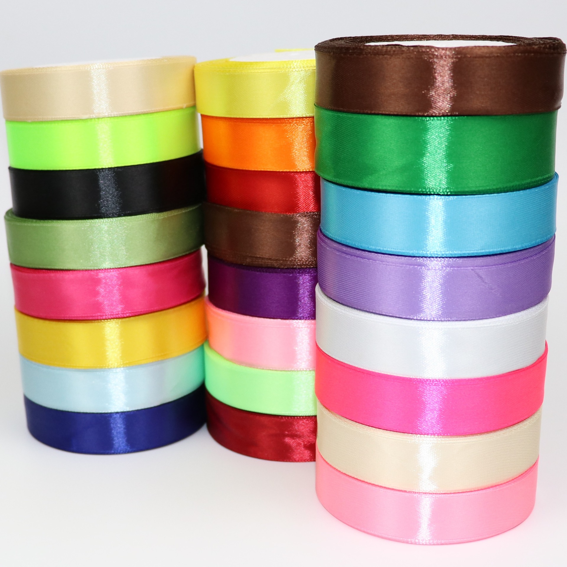 2cm厘米宽彩带绸缎丝带 布带包装带 烘焙礼品织带扎带红色飘带