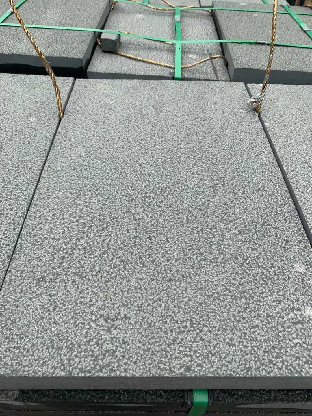 万源青 万年青 四川青花岗岩 光面荔枝面 青石地铺 文化墙雕刻