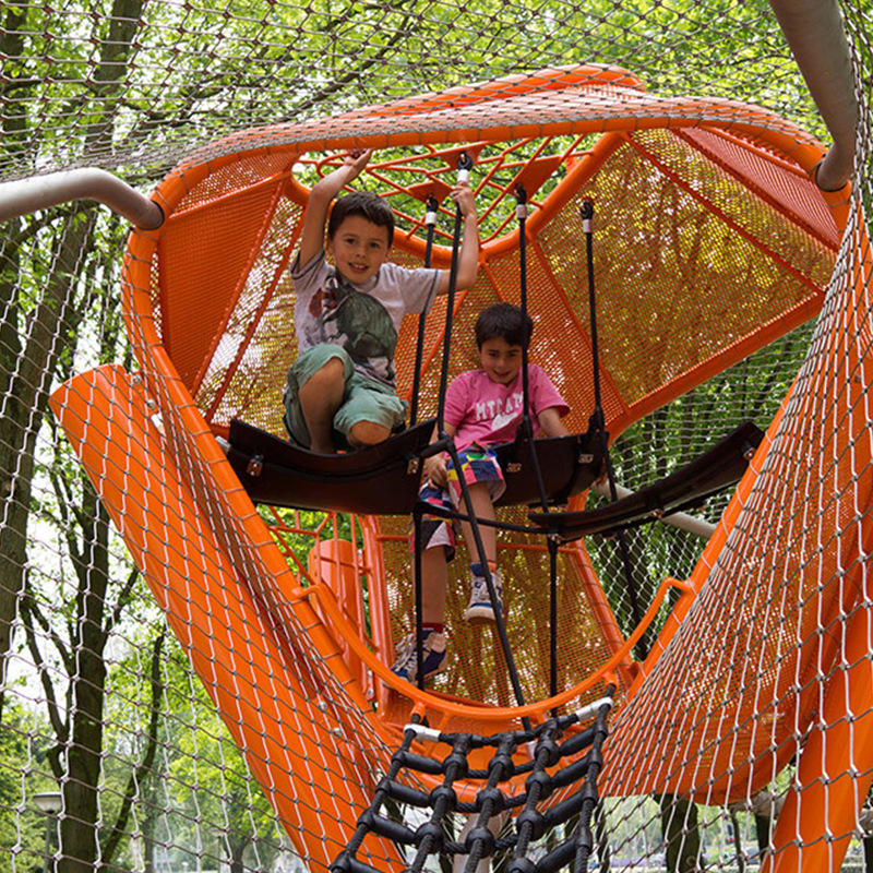 定制户外大型无动力游乐设施公园景观游乐设备非标儿童滑梯攀爬网