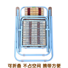 5ZV7批发竹椅折叠椅午休办公室躺椅可调节休闲睡椅沙滩家用老人摇