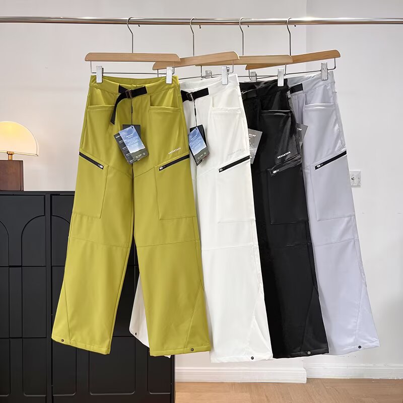 渠道好货！秋冬两穿户外防风防水加绒保暖软壳徒步冲锋裤登山裤女