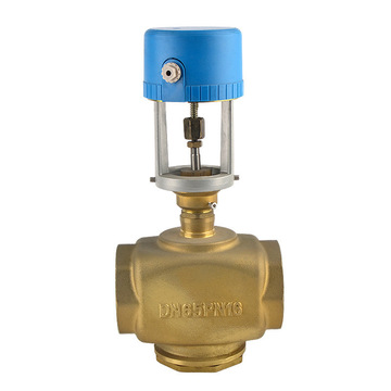 电动二通阀五件套风机盘管两通电磁阀dn50中央空调比例积分调节阀