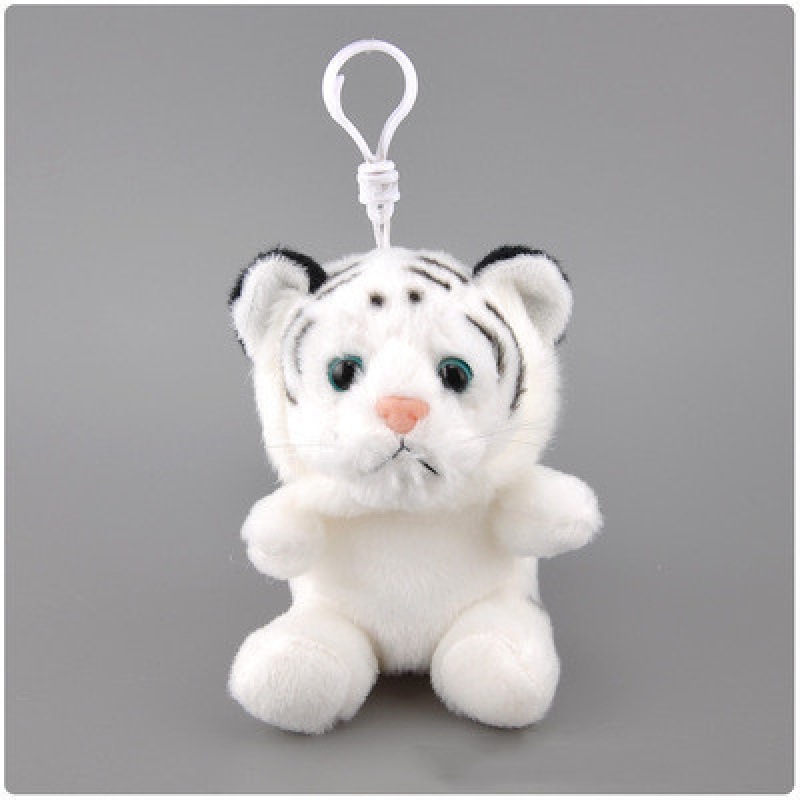 可爱卡通生肖虎钥匙扣小老虎挂件玩偶毛绒玩具包包饰品背包挂饰男