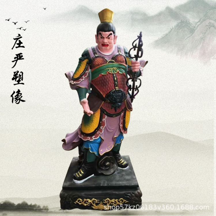 新款八大金刚雕像 地藏菩萨 无能胜明王 除盖障菩萨鎏金佛像批发