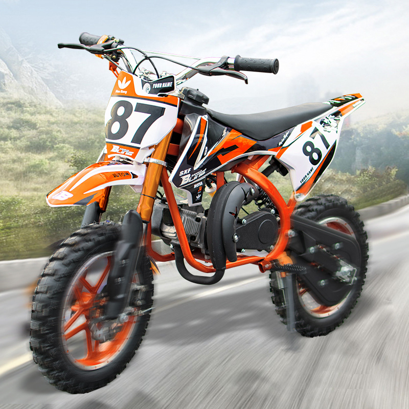 202新ktm小越野摩托车燃油迷你阿波罗小山地车49cc两冲小型摩托车